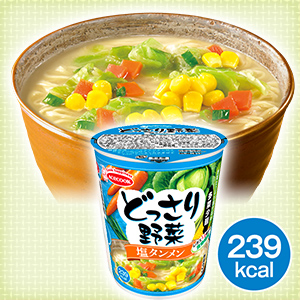 どっさり野菜　塩タンメン１２食 ケース販売