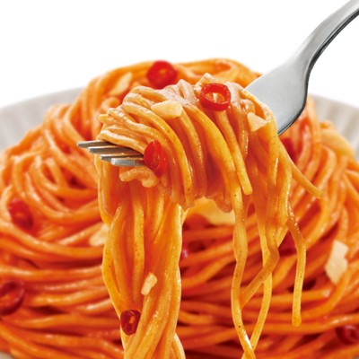 【調理イメージ】パスタdeモッチッチ　アラビアータ風