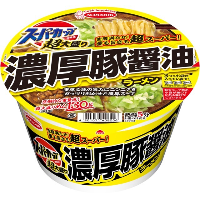 スーパーカップ超大盛り 濃厚豚醤油ラーメン
