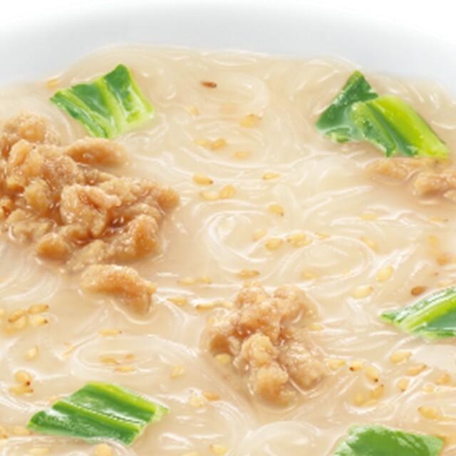 【調理イメージ】スープはるさめプラス　ごま豆乳味