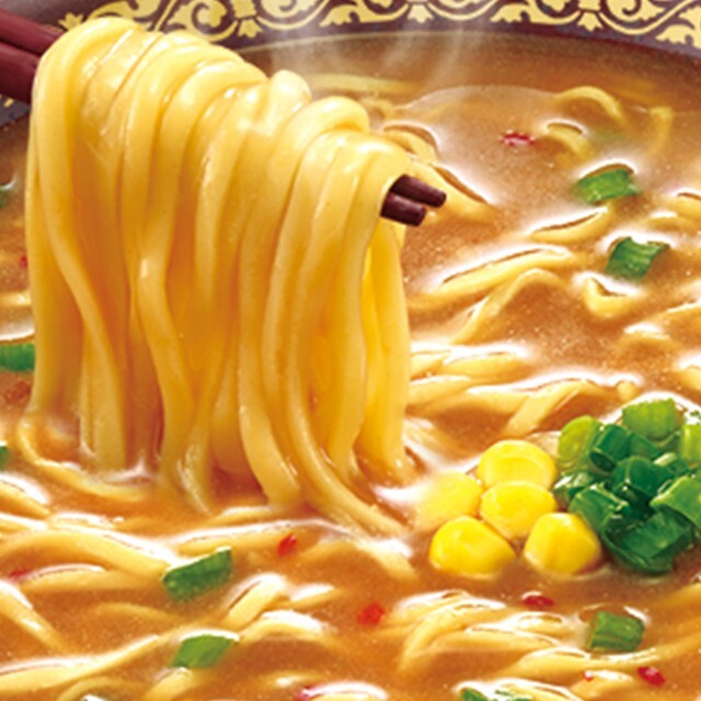 【調理イメージ】タテ型　飲み干す一杯　味噌バター味ラーメン