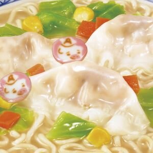 【調理イメージ】ワンタンメンどんぶり　タンメン味