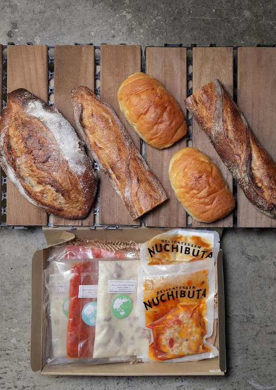 ヌチブタハンバーグとトランクパスタソースのおすすめギフト送料込みセット【冷凍】