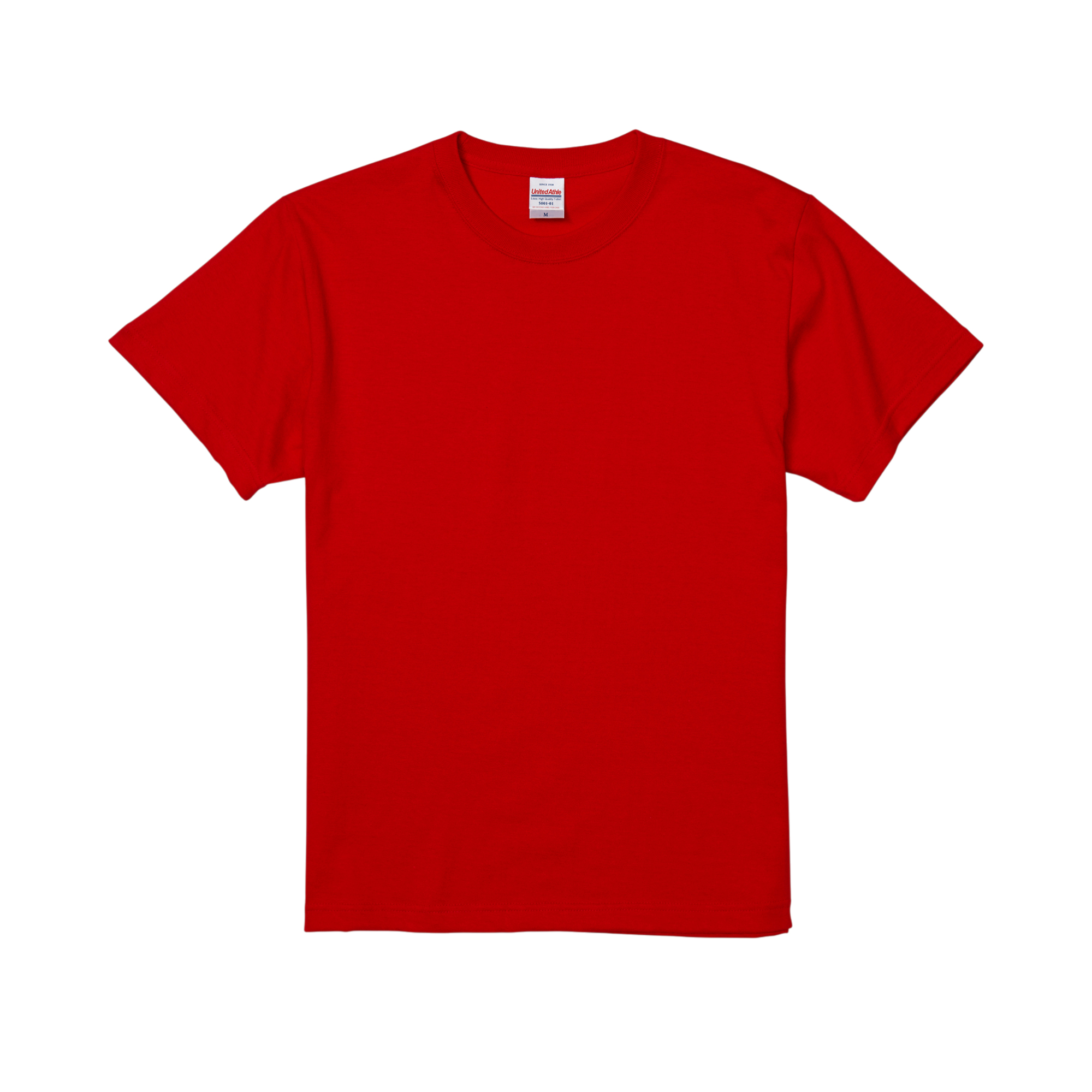 500101-0069【UnitedAthle】 [5001-01] 5.6オンス ハイクオリティー Tシャツ レッド