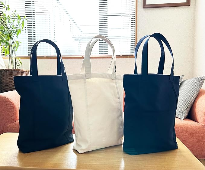 UPCYCLE　デライトベース 帆前掛け生地A4縦トートバッグ