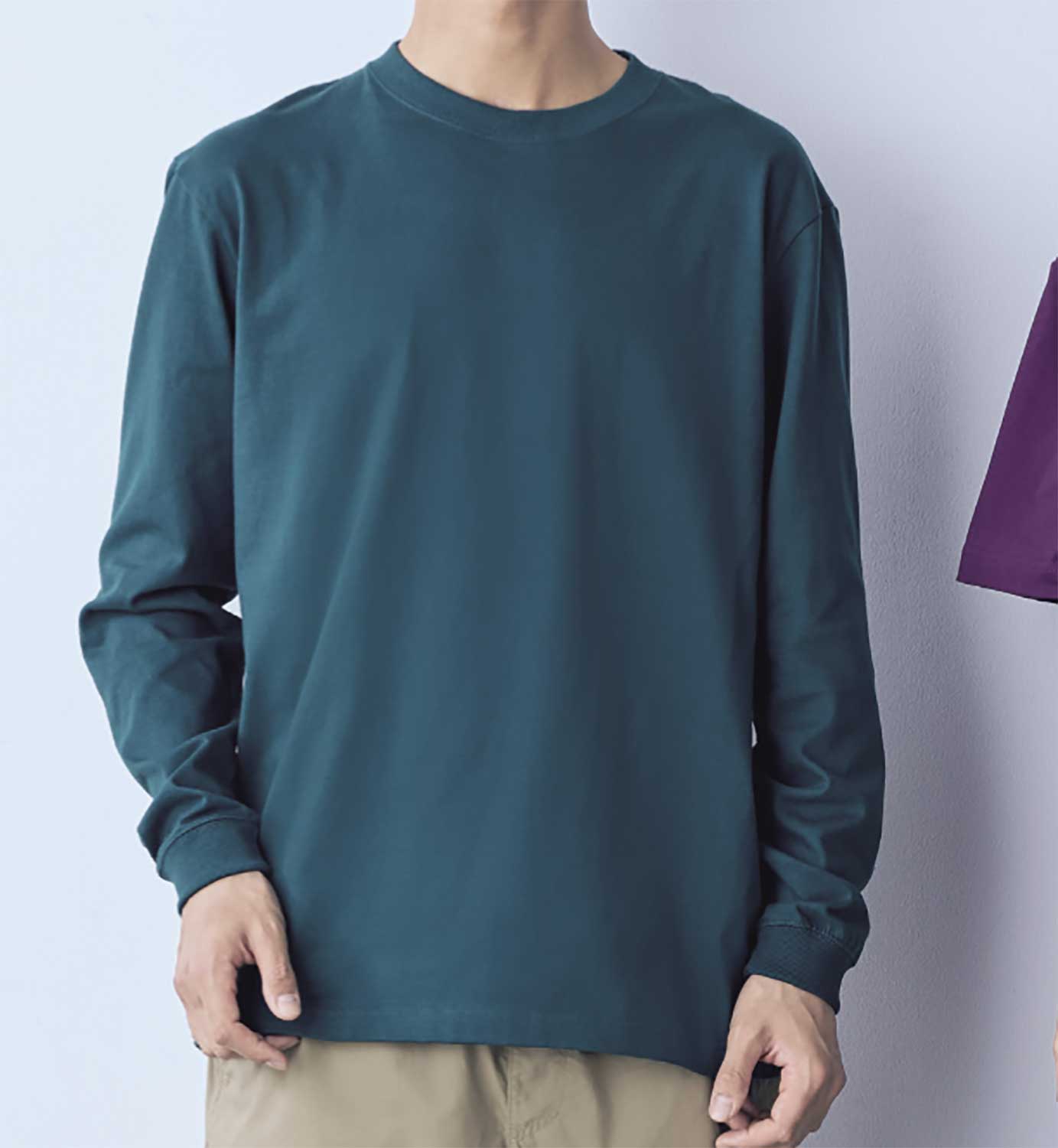 【LIFEMAX】5.6 オンスハイグレードロングスリーブT シャ  [MS1612]