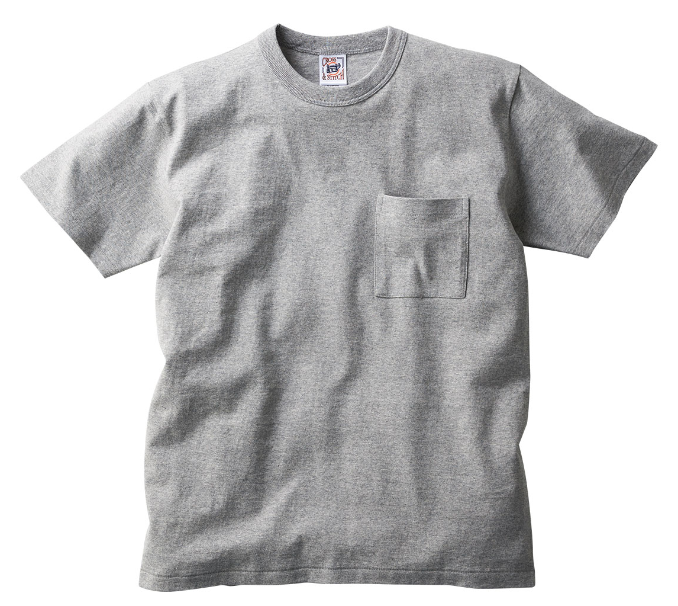 【TRUSS】オープンエンド マックスウェイト バインダーネック ポケットTシャツ [OE1119]