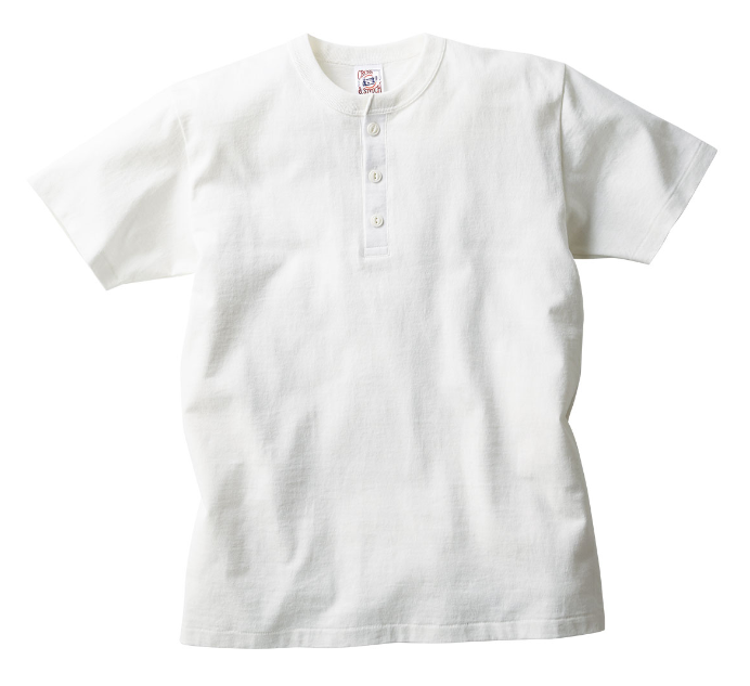 【TRUSS】オープンエンド マックスウェイト ヘンリーネックTシャツ [OE1120]