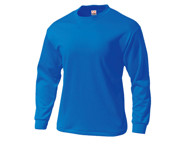 【Wundou】 タフドライ長袖Tシャツ #P175