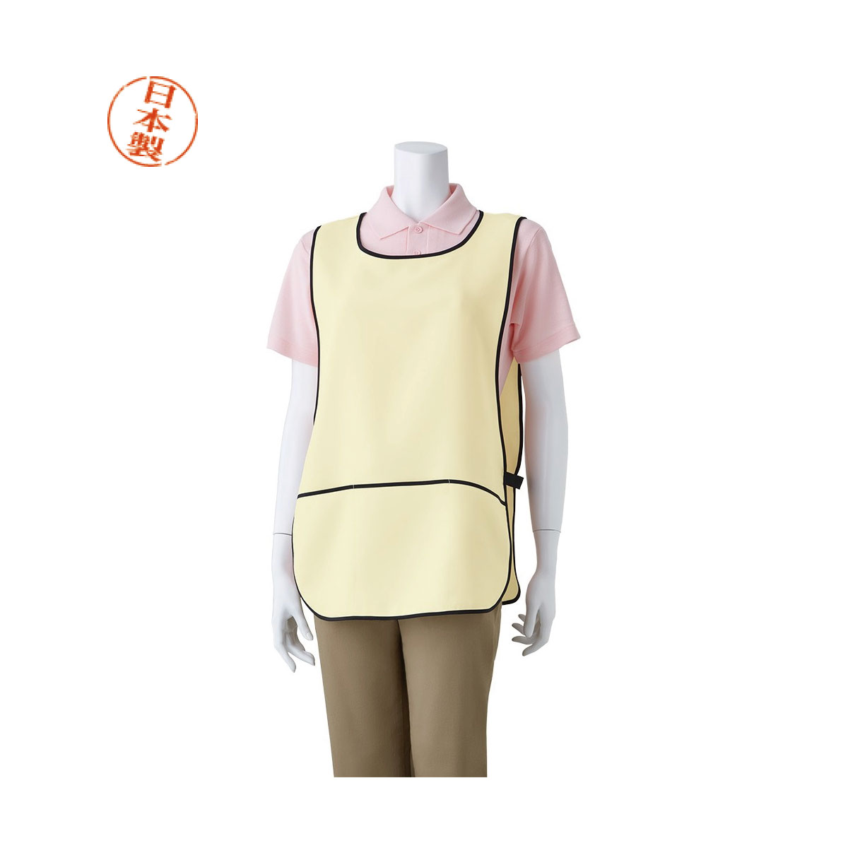 【m's PROJECT】かぶりなエプロン（日本製）〈10色〉［TAN-421］