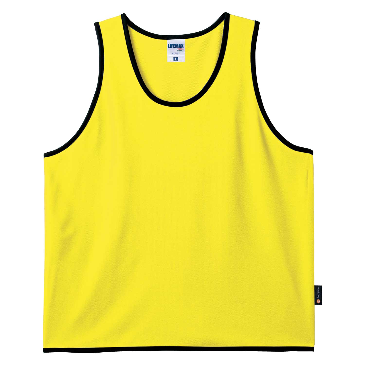 【LIFEMAX】ビブス（ポリジン加工）  [MK7105]