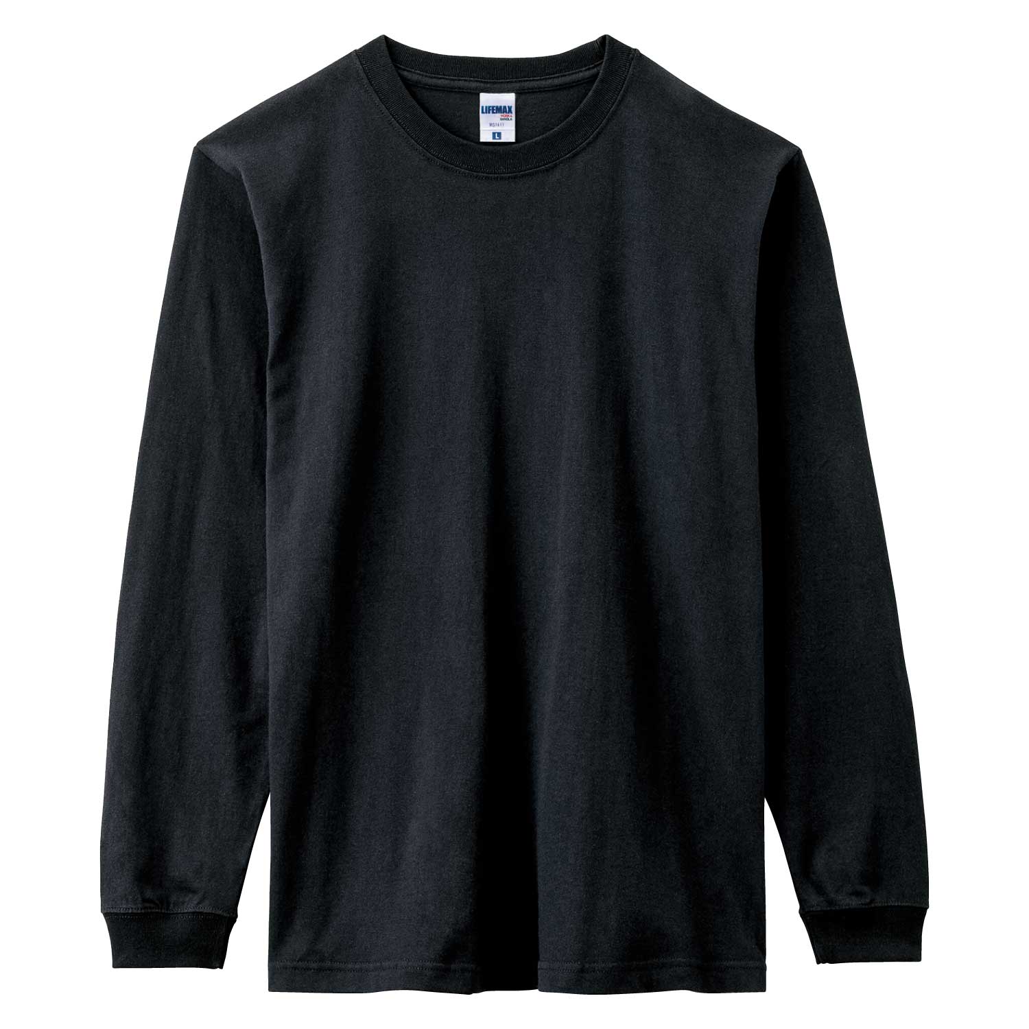 【LIFEMAX】6.2オンスヘビーウエイトロングスリーブTシャツ（ポリジン加工）  [MS1611]