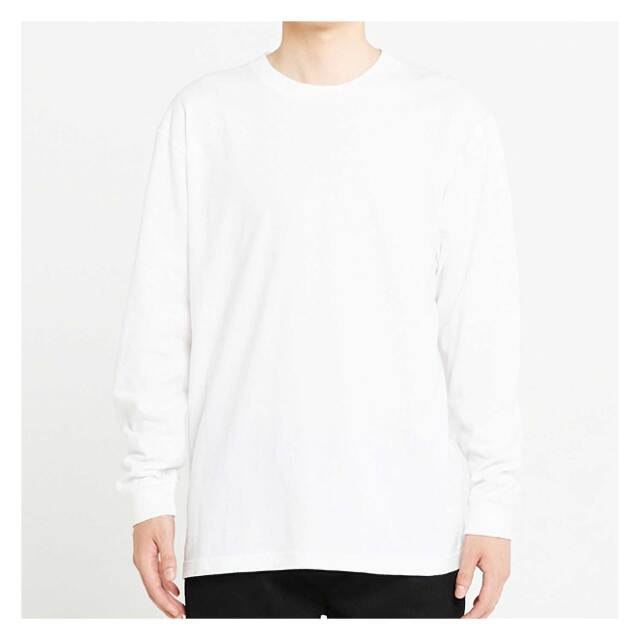 【Printstar】（5.6oz）ヘビーウェイトＬＳ－Ｔシャツ [00110-CLL] 　メンズモデル　フロント