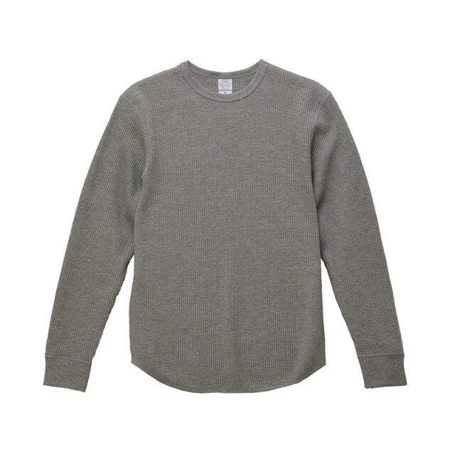 【UnitedAthle】 [3960-01] 10.3オンス ヘヴィーウェイト ワッフル ロングスリーブ Tシャツ 全3色