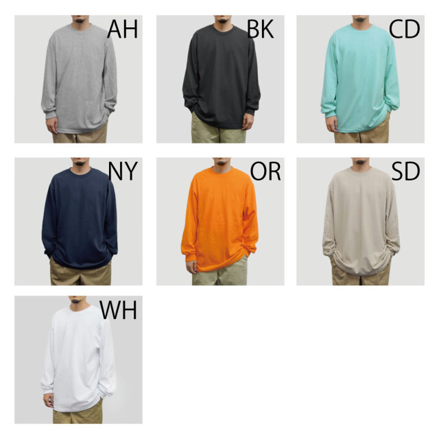 American Apparel】6oz 長袖Tシャツ オリジナルグッズ製造所