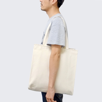 【BAGS】14ozコットントートバッグ無地(M) 　＜全6色＞