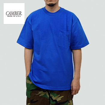 【CAMBER】8oz マックスウェイト ポケットTシャツ[CAMB-T0302]