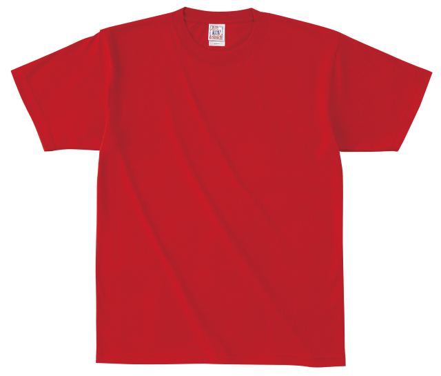 【TRUSS】 (6.2oz) オープンエンド マックスウェイトTシャツ [OE1116] 46スーパーレッド