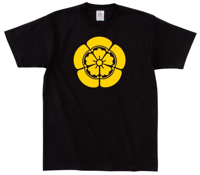 オリジナル 家紋Tシャツ 濃色 XS～XL