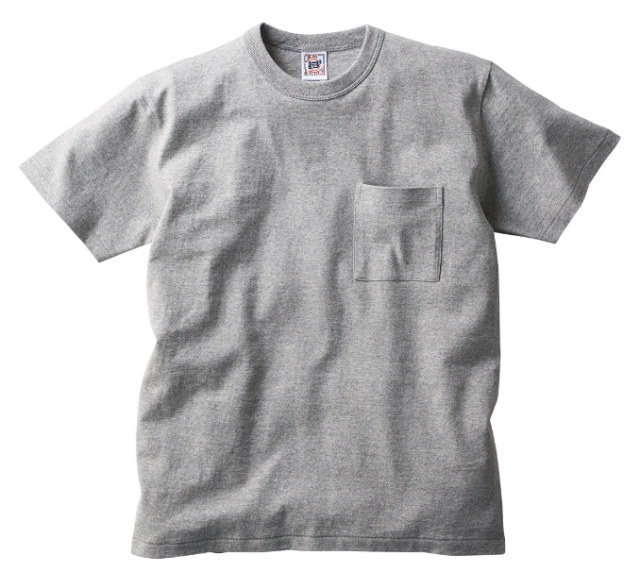 【TRUSS】オープンエンド マックスウェイト バインダーネック ポケットTシャツ [OE1119]