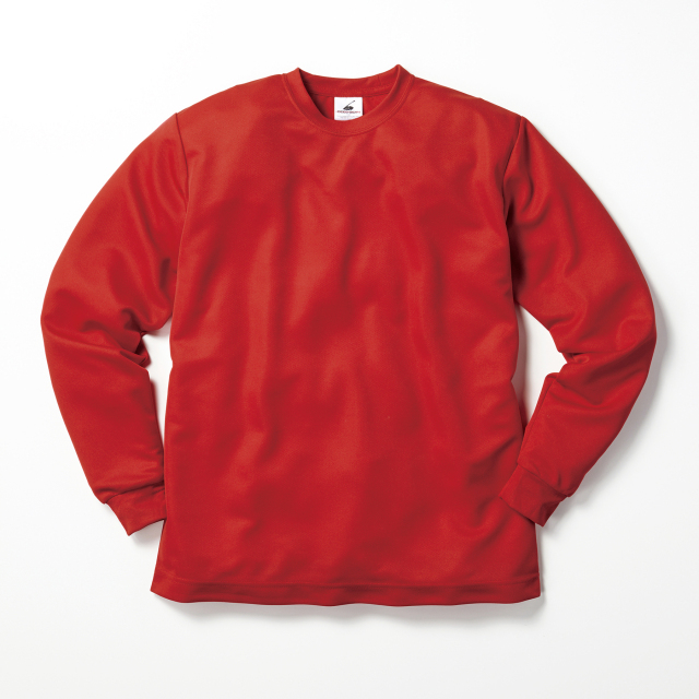 【TRUSS】ファイバードライ ロングスリーブ Tシャツ [POL-205] レッド　還暦祝い