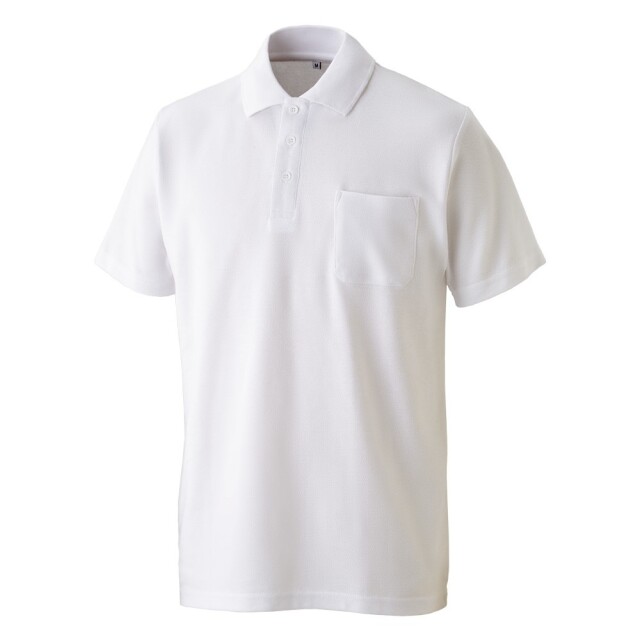 【m's PROJECT】綿混半袖ポケ付ポロ＜全8色＞［SLY-402S］