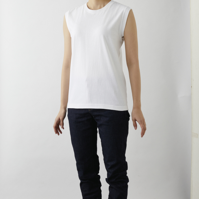 ウィメンズ ノースリーブ Tシャツ TRUSS for WOMEN