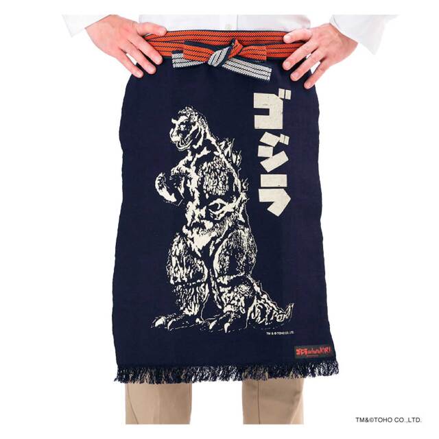 プリント入り　大変丈夫な帆前掛け　商売人必須 招き猫プリント柄 Amazon.co.jp: 【日本製】プリント帆前掛け （コラボグッズ／和