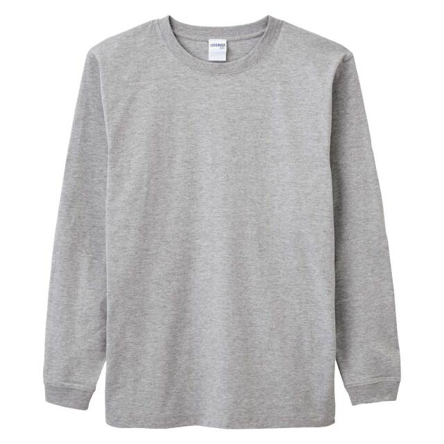 長袖Tシャツ ユニセックス ゆったり 立ち襟 スウェット 3色 ユニセックス長袖Tシャツ 灰赤紫 | RIG_official online store