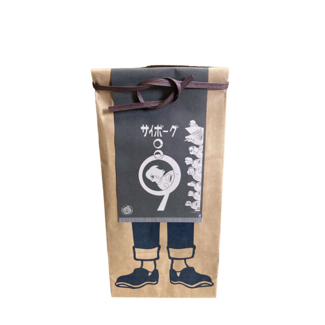 日本製】コラボ商品！プリント帆前掛け 石森プロ「サイボーグ009