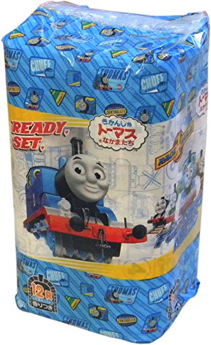 【送料別】 プリント トイレットペーパー 2枚重ね 12Rパック 機関車トーマス