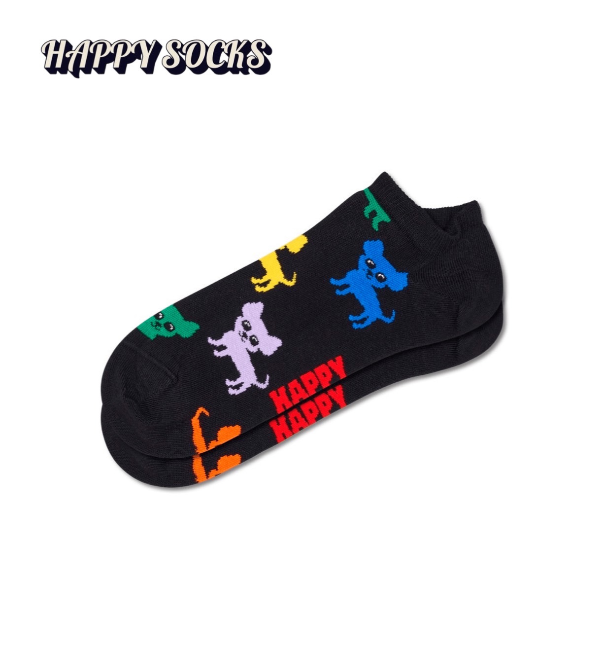 Happy Socks(ハッピーソックス)/スニーカー丈ソックス（チワワ）