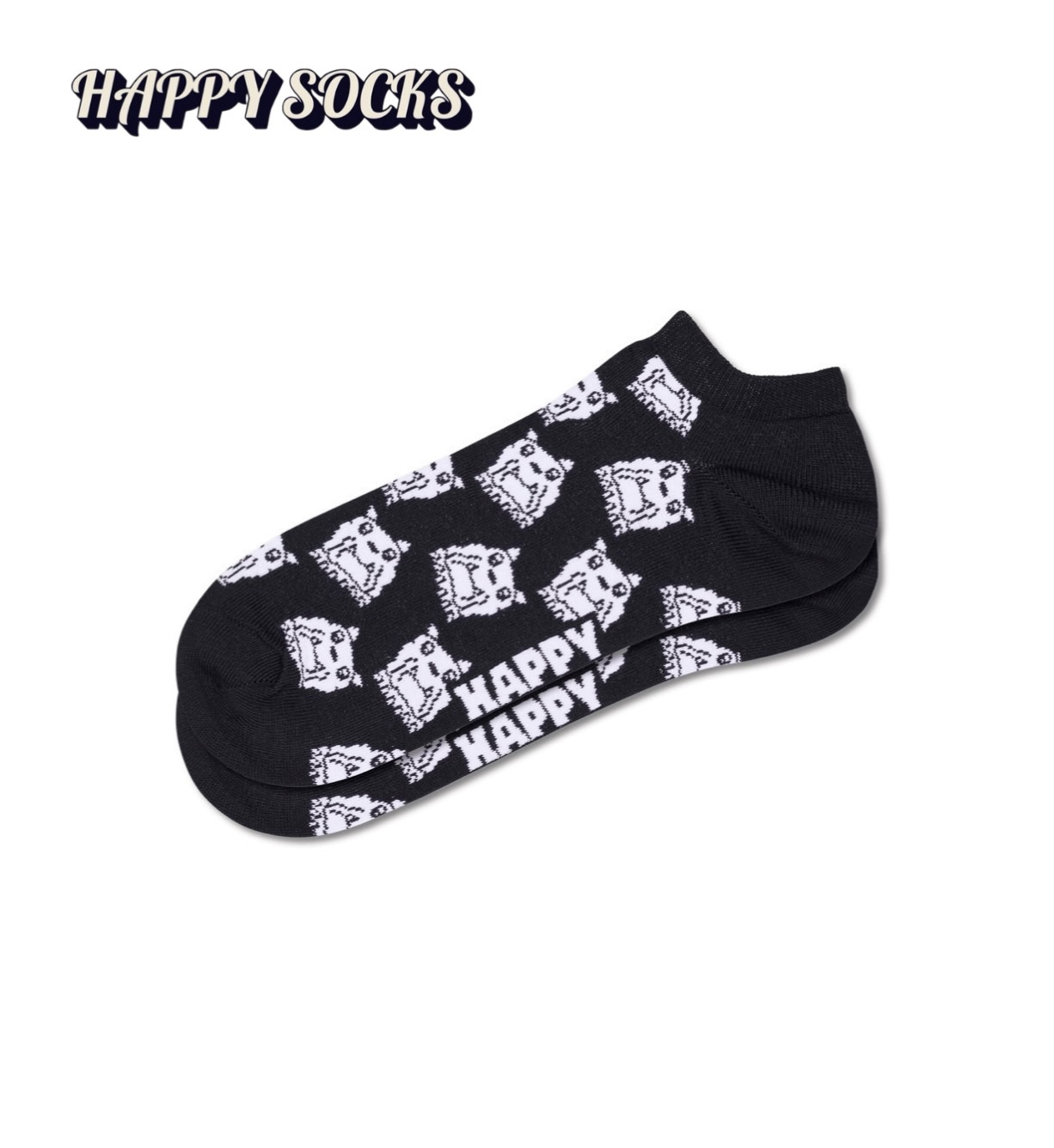 Happy Socks(ハッピーソックス)/スニーカー丈ソックス（ブルドッグ）