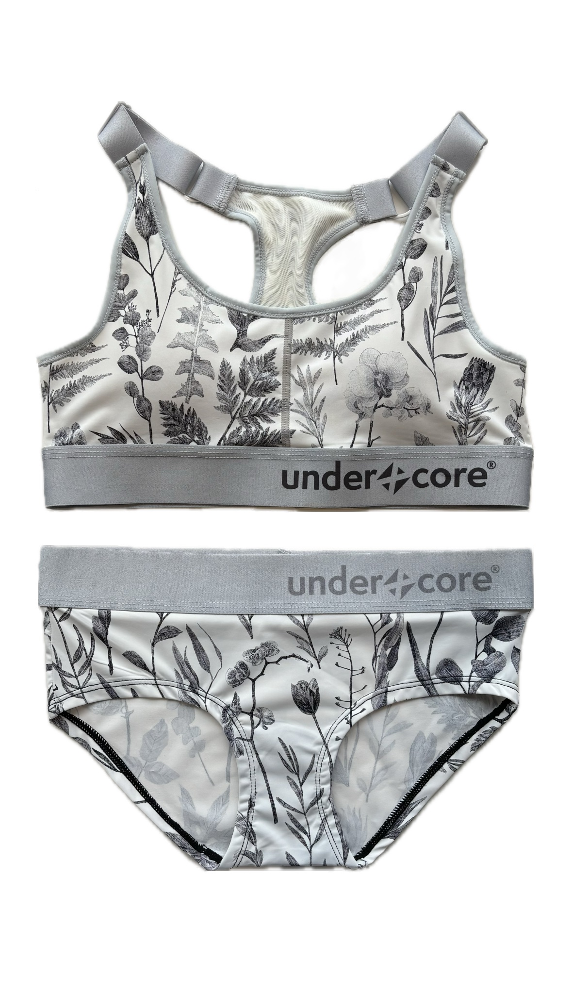 UNDERXCORE (アンダーコア)/LADY’Sブラジャー・パンツSET poetic garden