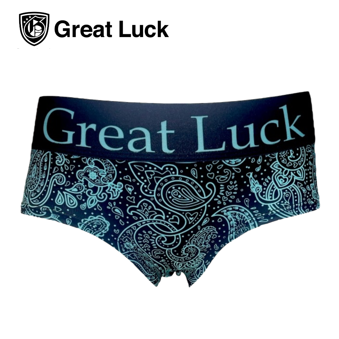 Great Luck(Designed in Japan）/【レディース】グレイトラック ペイズリー （BLUEGREEN）