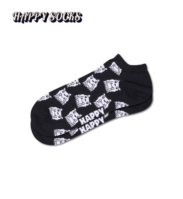 Happy Socks(ハッピーソックス)/スニーカー丈ソックス（ブルドッグ）