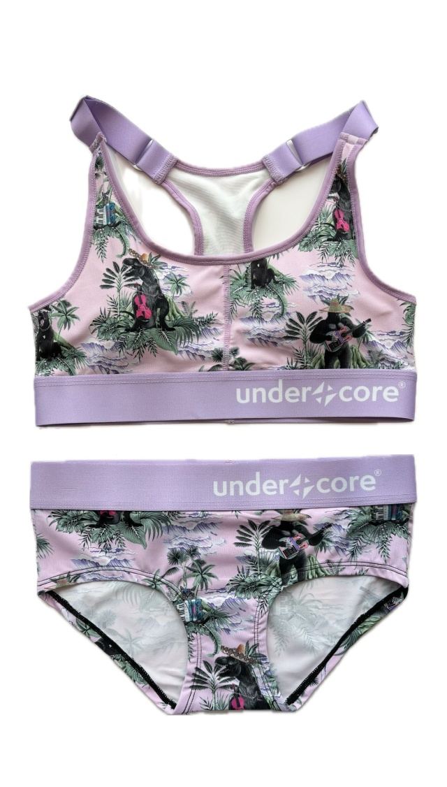 UNDERXCORE (アンダーコア)/LADY'Sブラジャー・パンツSET aloha jam