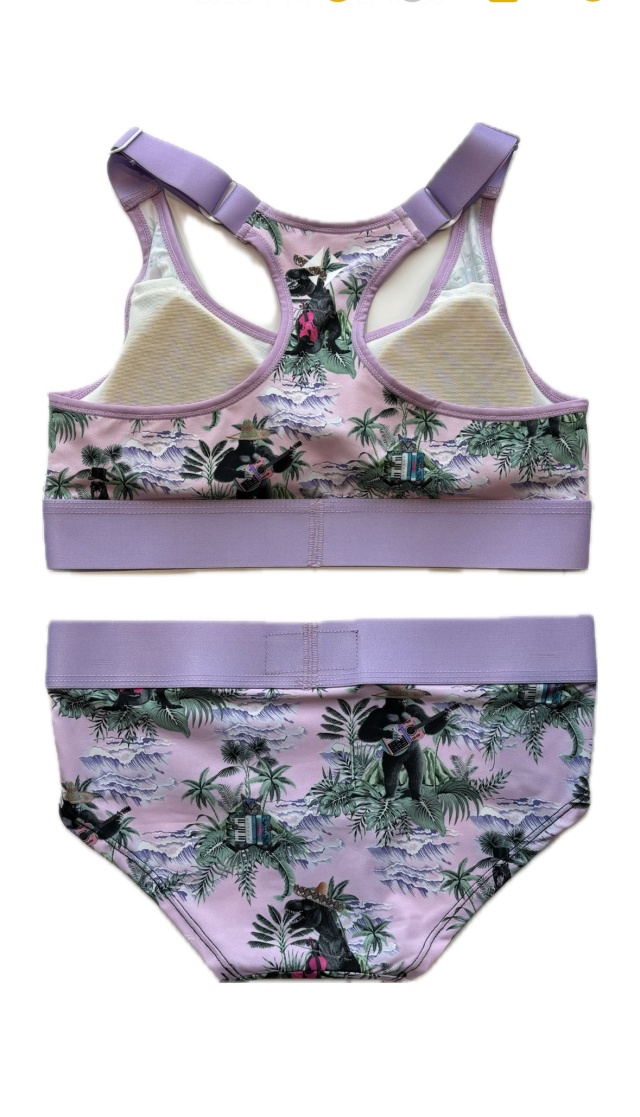 UNDERXCORE (アンダーコア)/LADY'Sブラジャー・パンツSET aloha jam