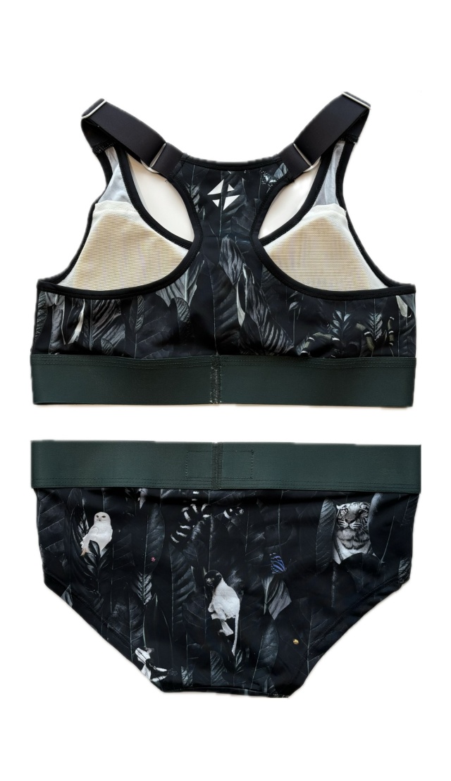 UNDERXCORE (アンダーコア)/LADY'Sブラジャー・パンツSET monotone empire
