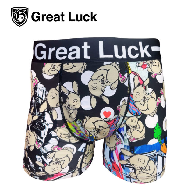 Great Luck(Designed in Japan）/グレイトラック ラビット（BLACK WHITE）