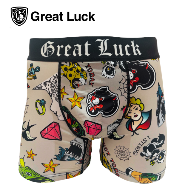Great Luck(Designed in Japan)/グレイトラック TATTOO (モカブラック)