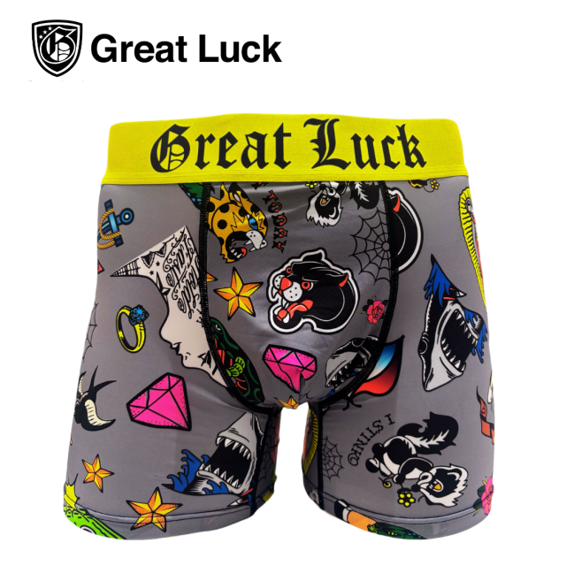 Great Luck(Designed in Japan)/グレイトラック TATTOO (イエロー)