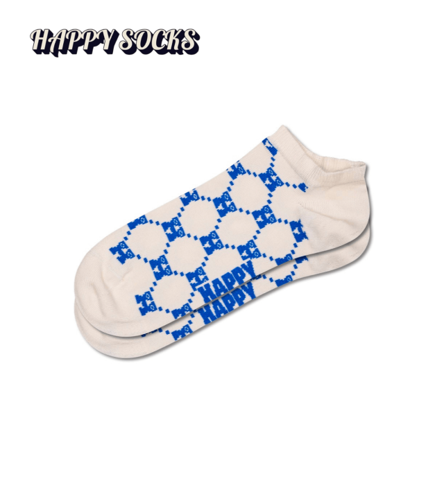 Happy Socks(ハッピーソックス)/スニーカー丈ソックス（Hモノグラム）