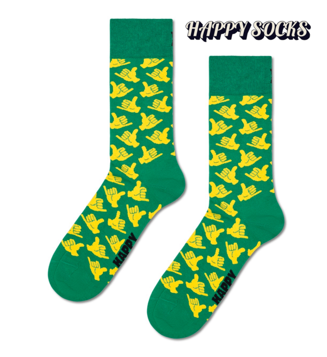 Happy Socks(ハッピーソックス)/クルー丈ソックス（ハングルース）