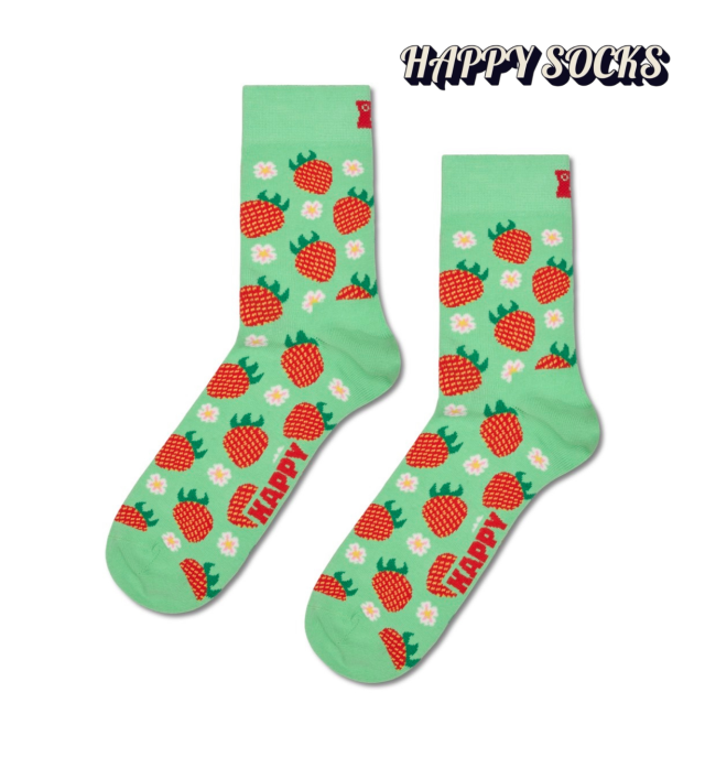 Happy Socks(ハッピーソックス)/ショート丈ソックス（Strawberry）