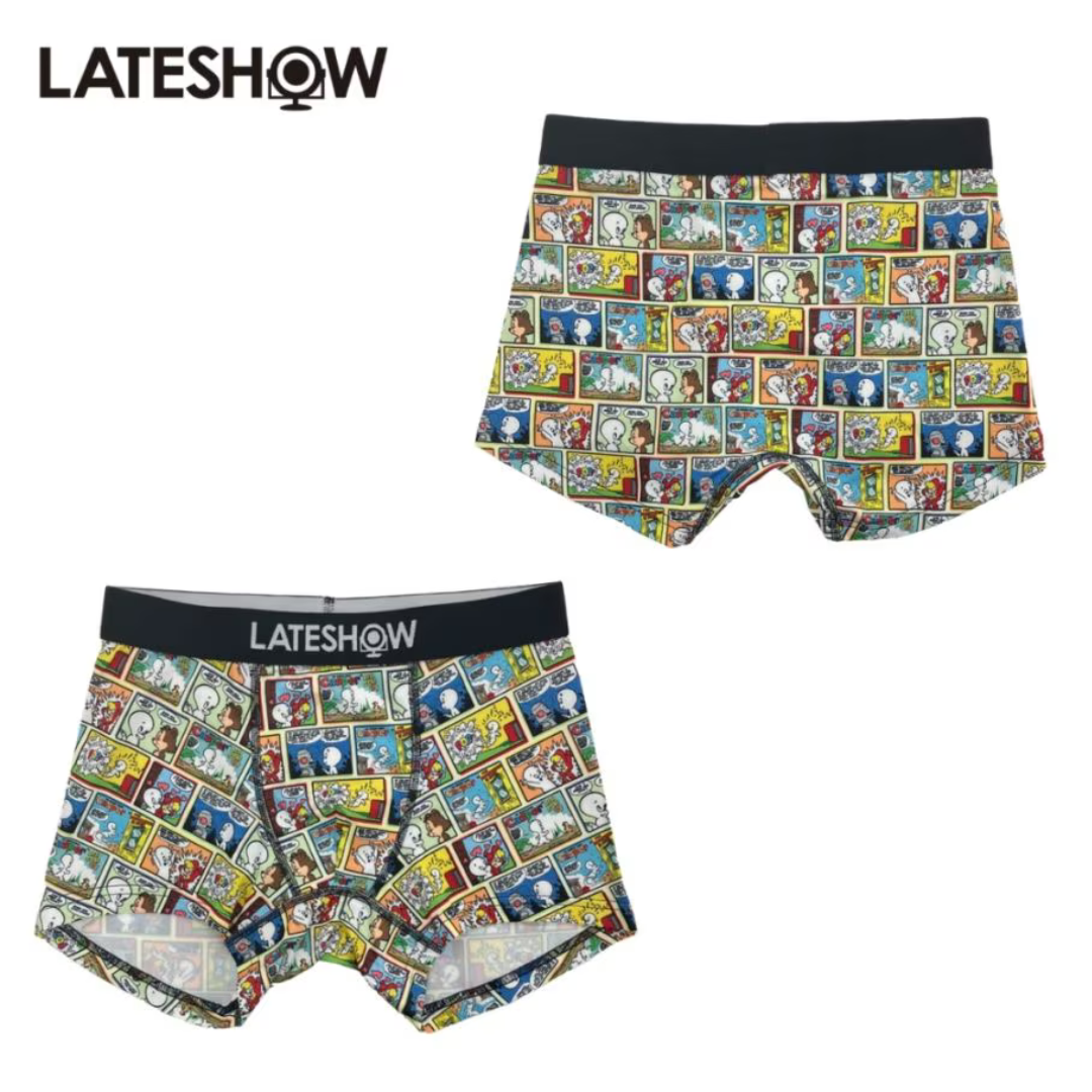 LATESHOW(レイトショー)/Casper アメコミ総柄ボクサーパンツ
