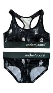 UNDERXCORE (アンダーコア)/LADY’Sブラジャー・パンツSET monotone empire