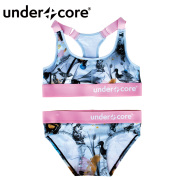 UNDERXCORE (アンダーコア)/LADY’Sブラジャー・パンツSET forest in a canvas