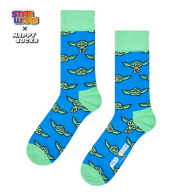Happy Socks(ハッピーソックス)/STAR WARS クルー丈ソックス（スターウォーズ GROGU）