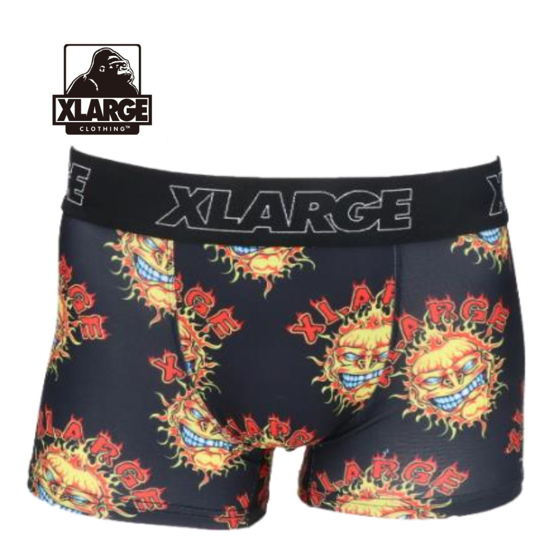 X-LARGE(エクストララージ)/ Flame(BLACK)